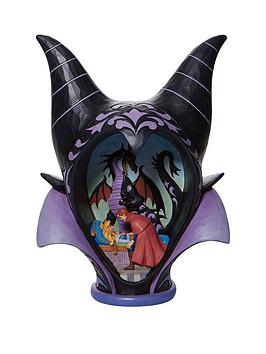 Disney Traditions Sleeping Beauty &Amp; Maleficent Diorama Headdress Figurine