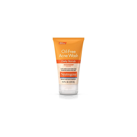Neutrogena Oil-Free Acne Face Wash Daily Scrub With Salicylic Acid, 4.2 Fl. Oz.