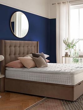 Silentnight Isla Velvet 1000 Pillowtop Ottoman Storage Bed With Headboard