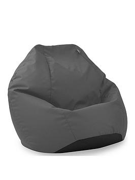Rucomfy Kids Classic Indoor/Outdoor Beanbag In Grey