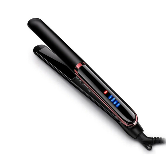 (Black) Professional Ceramic Hair Straightener Curler