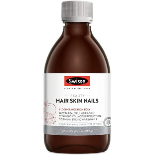 Swisse Beauty Hair, Skin & Nails Liquid Supplement 300ml Best Before End Jan23
