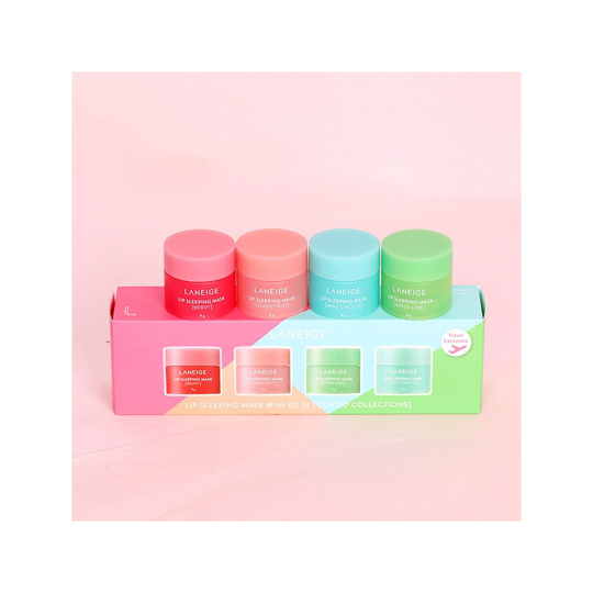 Newest 8g Korean Laneiged Lip Sleeping Mask 4PCS Mini Set Scented Nutr