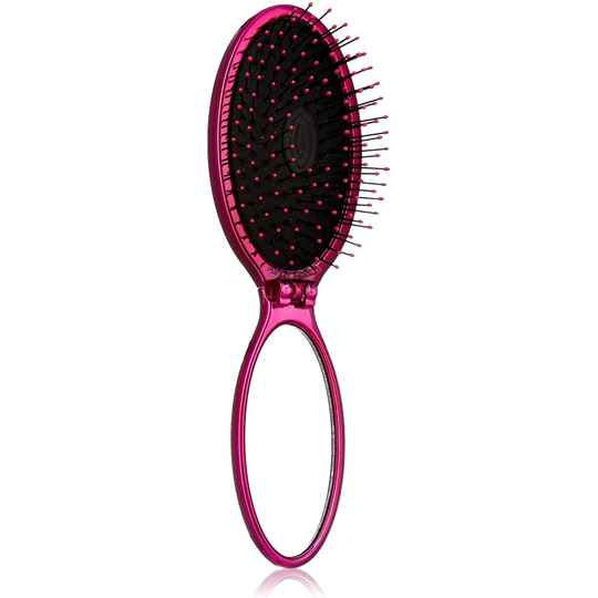 (Pink) Wetbrush Pop and go Detangler Hair Brush- IntelliFlex Bristles Glide Through Tangles, Kid-Friendly Size, Available In Three Colours