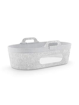 Snuz Snuzbaskit Liner - Light Grey Marl