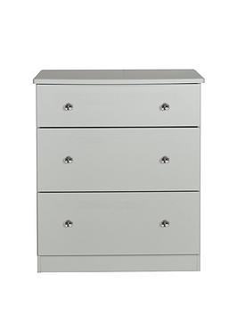 Swift Verve Ready Assembled 3 Drawer Deep Chest