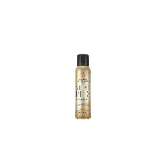 Charles Worthington ShinePlex Glossing Mist, Hair Shine Spray for Frizzy Hair, Weightless Finishing Spray to Boost Shine, Salon Smoothing Treatme
