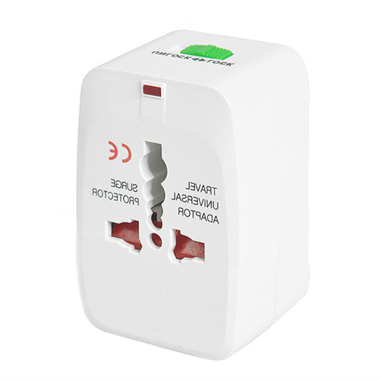 International Power Converter All-in-one Travel Adapter Socket without USB Aluminum Iron Type