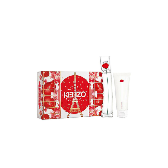 KENZO FLOWER GIFT SET 30ML EDP + 75ML BODY LOTION WOMENS FOR HER