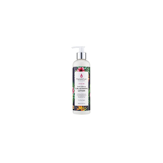 Flora & Curl Sweet Hibiscus Curl Activating Lotion for Kinky and Curly Natural Hair 300ml