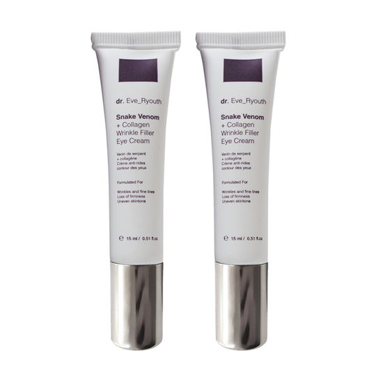 2 x Snake Venom + Collagen Wrinkle Filler Eye Cream 15ml