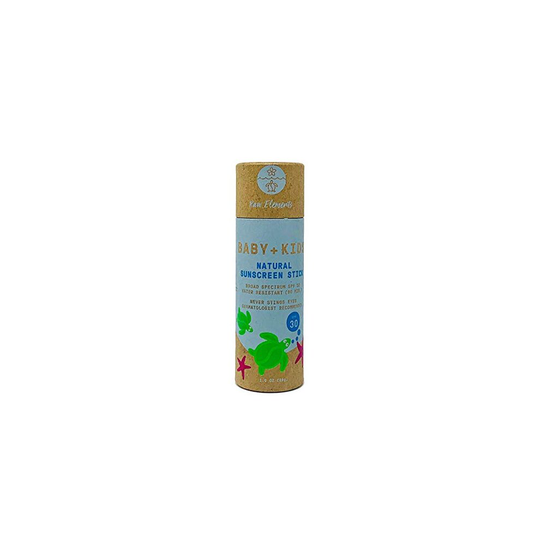 Raw Elements Baby + Kids SPF 30 Organic Sunscreen Lotion Stick Non-Nano Zinc Oxide, Reef-Safe, Cruelty-Free, Gentle and Moisturizing, Zero Waste Tube,