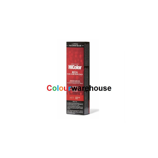 (H11 Intense Red ) L'Oreal HiColor H11 Intense Red, Reds For Dark Hair Only
