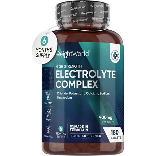 Electrolytes Tablets - 180 Vegan Hydration Tablet (6 Months Supply)
