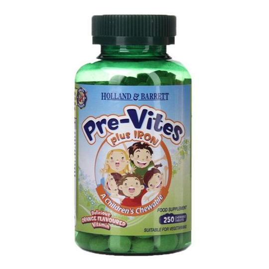Holland & Barrett PreVites with Iron Chewables Tablets 250's
