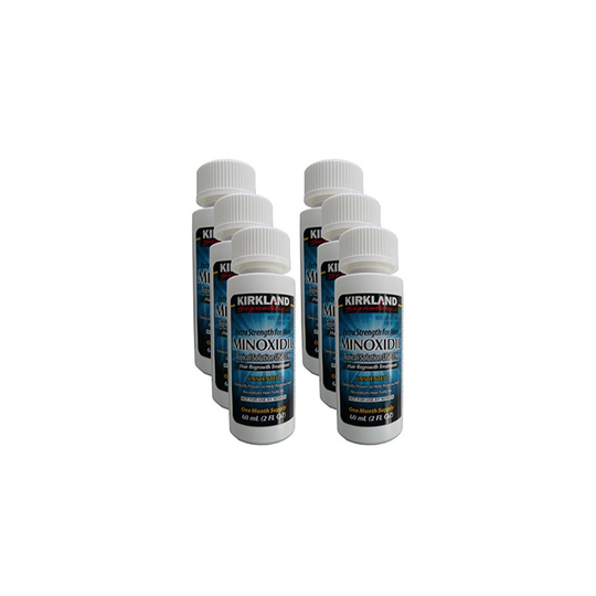 Minoxidil 5% Extra Strength, 6 Month Supply (6 60mL Bottles)