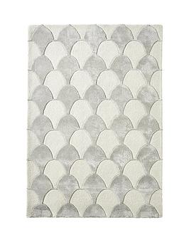 Carved Scallop Rug