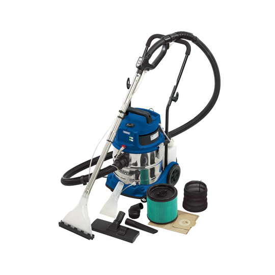 DRAPER 20L 3 in 1 Wet and Dry Shampoo/Vacuum Cleaner (1500W) [75442]