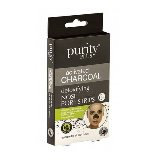 Purity Plus Activated Charcoal Nose Pore Strips Contains Witch Hazel