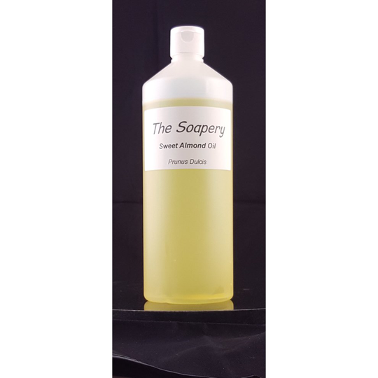 Sweet Almond Oil - 1 Litre Cosmetic Grade for Massage, Aromatherapy, Soaps, Lotions.