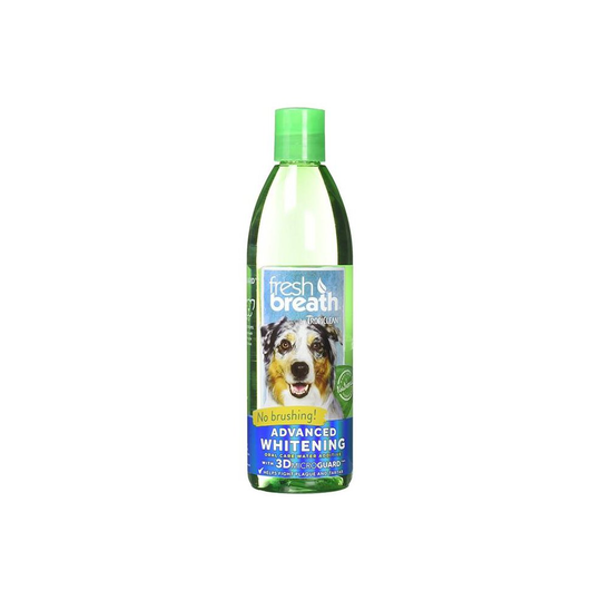 TropiClean 90000225 16 oz Fresh Breath Advanced Whitening Water Additive