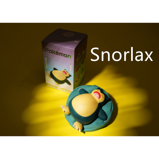 (Snorlax) Sleeping Pikachu Eevee Snorlax Jirachi komala Bulbasaur model PVC Toy Including cushion