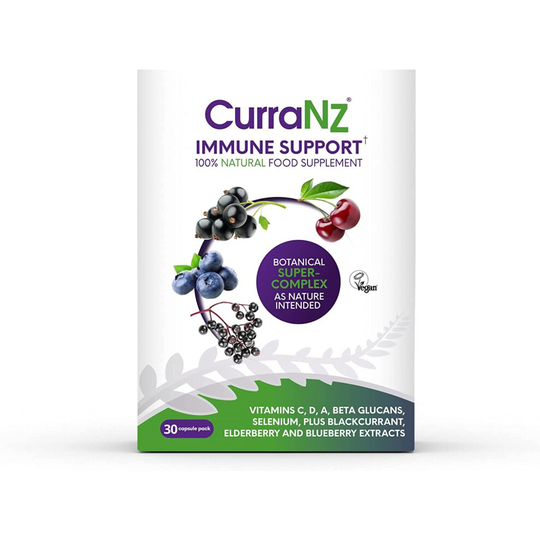 CurraNZ New Zealand Blackcurrant Immune Support with Immuno3B Polyphenols Plus Vitamins Minerals