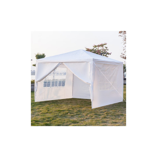(3 x 3m with Four Sides) Garden Outdoor Gazebo Party Tent Waterproof Canopy