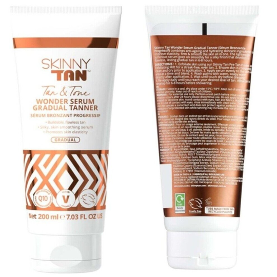 SKINNY TAN Wonder Serum Gradual Tanner 200ml RRP £24.99