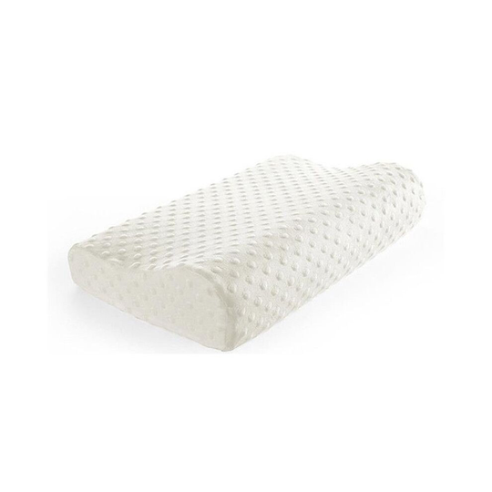 (White Bubble) 50*30 Sleeping Bamboo Memory Foam Orthopedic Pillow Neck Protection Slow Rebound