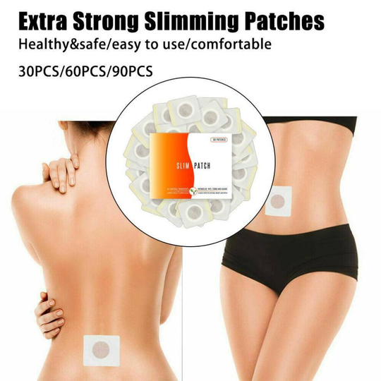 (30) EXTRA STRONG 30 60 90 Fast Acting SLIM PATCH 1 & 2 Month Supply Weight Loss Die