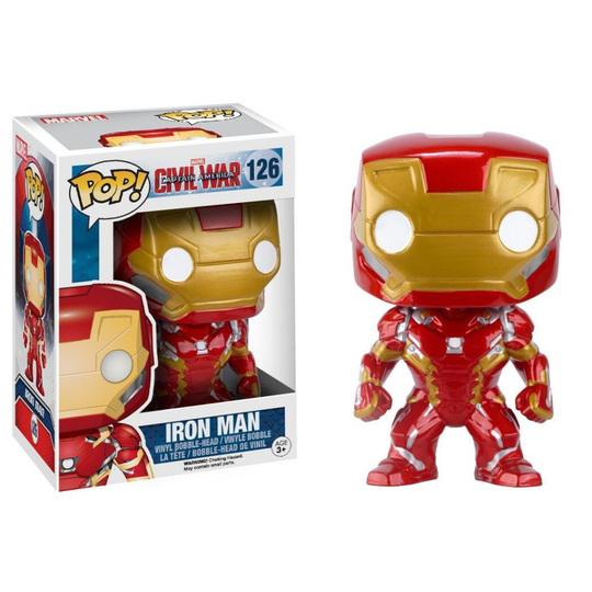 Funko Pop! Marvel Captain America Civil War - Iron Man Vinyl Figure #126