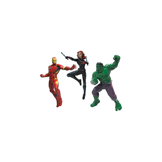 SwimWays Marvel Avengers Dive Characters - Iron Man, Black Widow, and Hulk, 5.5" x 3"