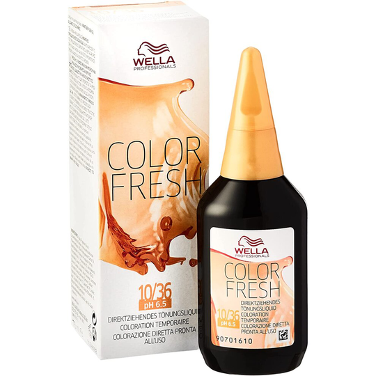 Wella Color Fresh Shine Tint 10/36 Bright Light Blonde Gold Violet (1 x 75 ml)