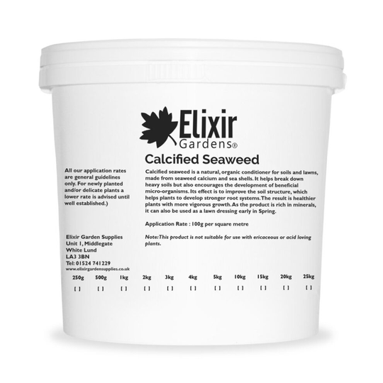 (Tub, 20kg) Elixir Gardens Calcified Seaweed Organic Kelp