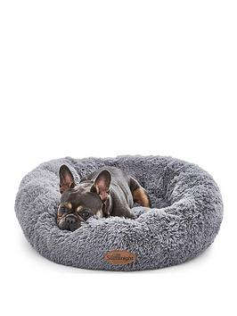 Silentnight Calming Donut Pet Bed - Grey - Small/Medium