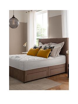 Silentnight Isla Velvet 1000 Memory Divan Bed With Headboard And Storage Options