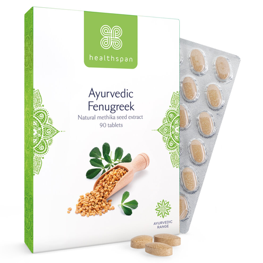 Healthspan Ayurvedic Fenugreek, 90 Tablets, Vegan