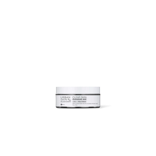 Urban Skin Rx Clear Skin Cleansing Bar | 3-in-1 Daily Cleanser, Exfoliator and Mask Removes Excess Oil and Improves Blemishes, Formulated with Salicyl