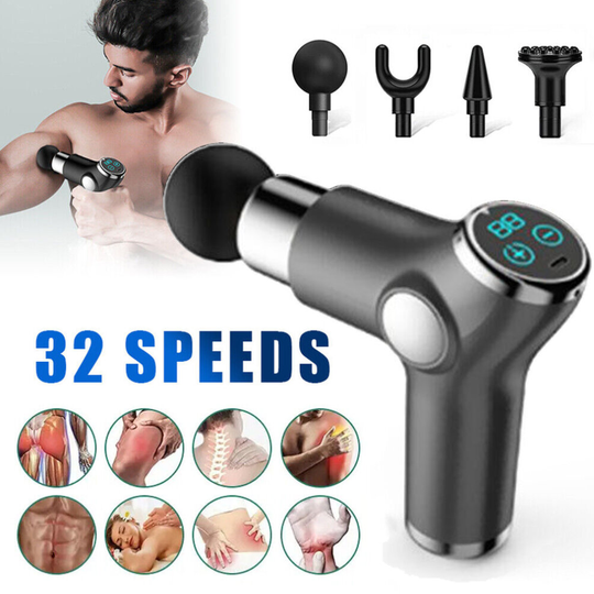 Massage Gun Deep Percussion Massager Muscle Vibration Relaxing Therapy