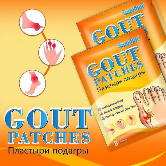 8pcs Gout Patch Finger Bunion Toe Pain Relief Professional Plaster Joints Bone Ache