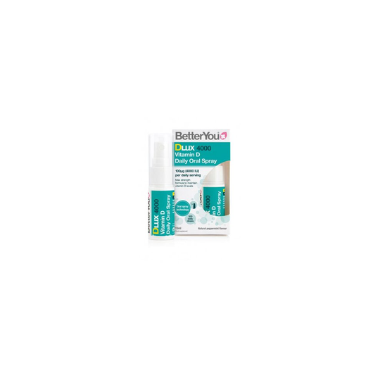 DLux 4000 Daily Vitamin D Oral Spray, Natural Peppermint - 15 ml.