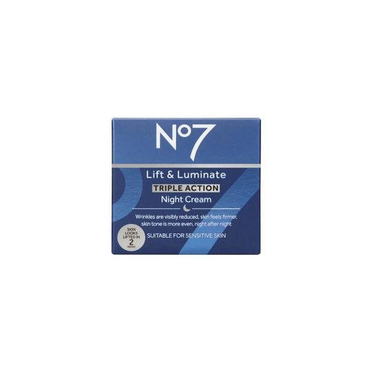 No7 Lift & Luminate TRIPLE ACTION Night Cream 50ml