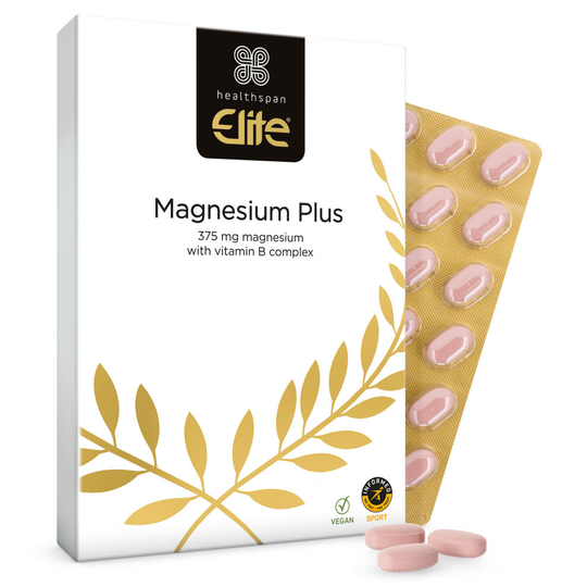 Healthspan Elite Magnesium Plus, 120 Tablets, with Vitamin B Complex