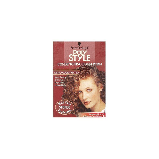 Schwarzkopf Poly Style Conditioning Foam Perm For Dry/Colour Treated Hair 75ml