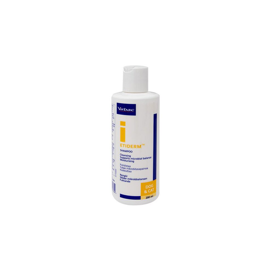 Virbac Etiderm Antiseptic Dog Cat Regular Shampoo For Skin Conditions 200ml
