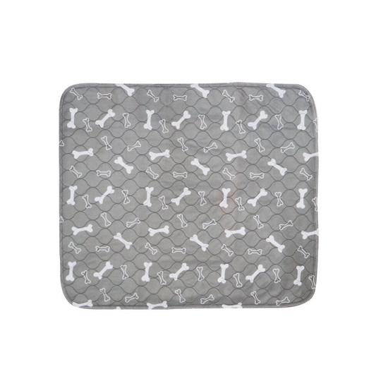 (Grey, S) Waterproof Pet Absorbent Pad Dog Bed Sleeping Mat