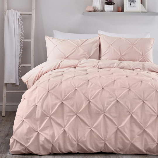 Serene Lara Duvet Cover Blush Single