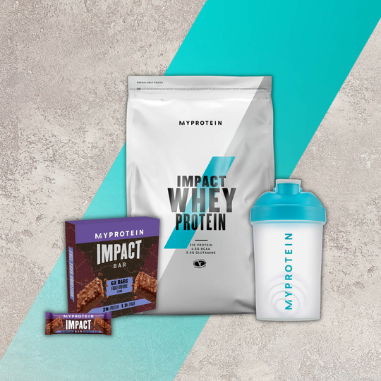 Whey Protein Starter Pack - Peanut Butter - Mini Shaker - Chocolate Smooth