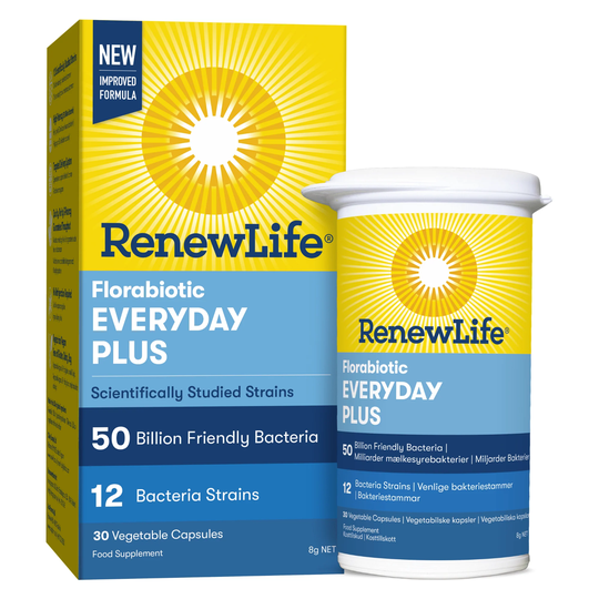 Renew Life Florabiotic Everyday Plus 50 Billion, 30 Capsules